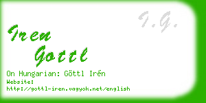 iren gottl business card